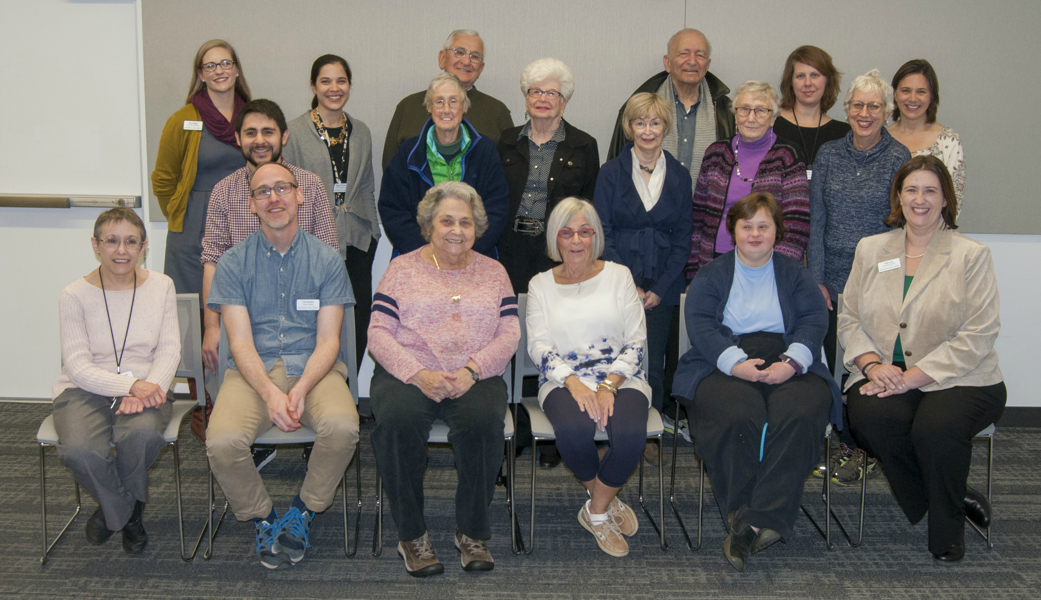 Volunteers at 2017 reception