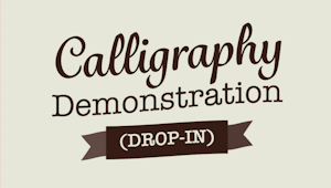 Calligraphy Demonstration May 30