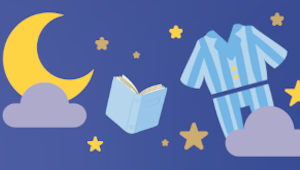 Pajamas and books