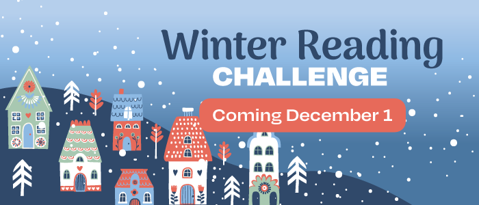 Colorful houses against a snowy background