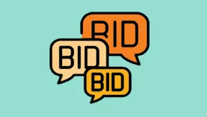 An image showing speech bubbles with the word bib on them