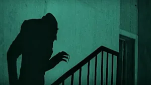 A movie scene from the film Nosferatu