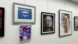 Art hanging on the wall