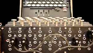 A World War Two code breaking machine 