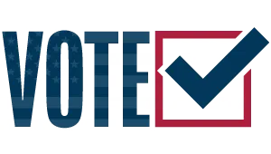 the word vote with a checkmark